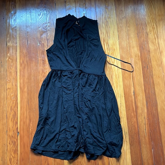 SLEEVELESS BLACK DRESS - Picture 2 of 3